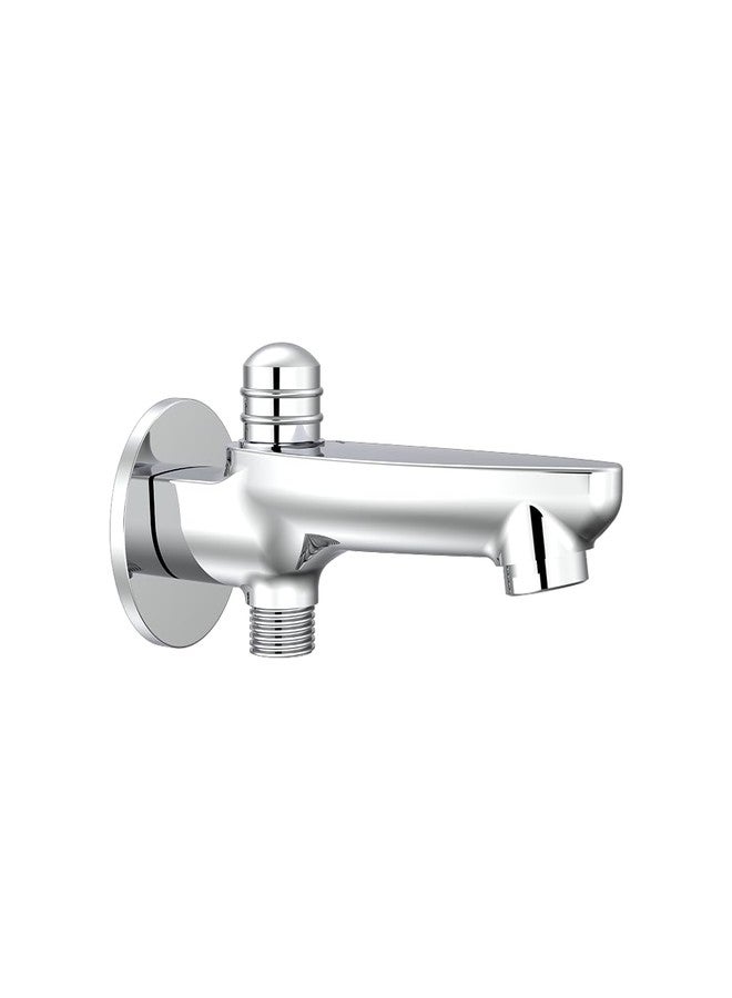 RN Bath Tub Tip-TonSpout with Flange | Heavy-Duty Solid Brass | Polished Chrome Finish | Easy Twist-On Installation | Leak-Proof Design_RNORA24G44